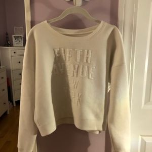 Cropped Crew neck sweatshirt